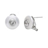 Mother-of-Pearl CZ Stud Earrings