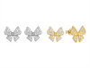 Pavé Bow Studs