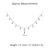 Star Charm Choker Necklace