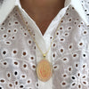 Large Guadalupe Medal Necklace