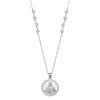 Carmel Medal Pearl Necklace