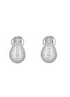 Pavé Teardrop Studs