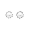 Halo Pearl Studs