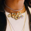 Golden Yin Yang Charm