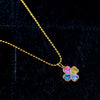 Rainbow Clover Charm
