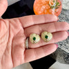 Emerald Heart Studs
