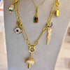 Mother of Pearl Evil Eye Charm