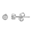 Petite Bezel Studs