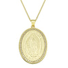 Large Guadalupe Medal Necklace