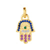 Rainbow Hamsa Charm