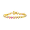 Heart Rainbow Bracelet