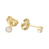 Bezel Zirconia Studs