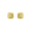 Double Halo Pavé Studs