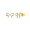 Pavé Bow Studs