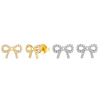 Pavé Bow Studs