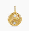 Golden Yin Yang Charm