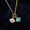 Mother of Pearl Evil Eye Charm